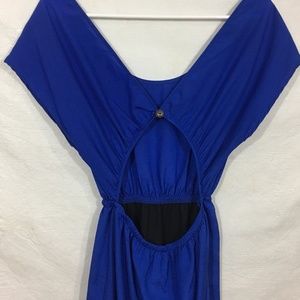 3/$15 Love Notes Deep V Neck Cut Out Back Dress